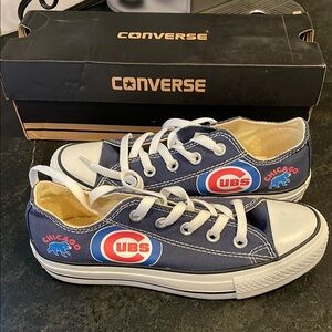 Converse Navy Blue Chicago Cubs Sneakers